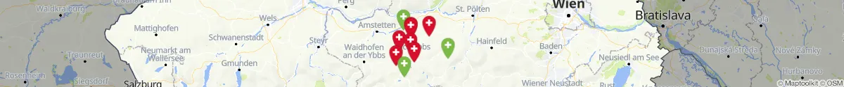 Map view for Pharmacies emergency services nearby Scheibbs (Scheibbs, Niederösterreich)